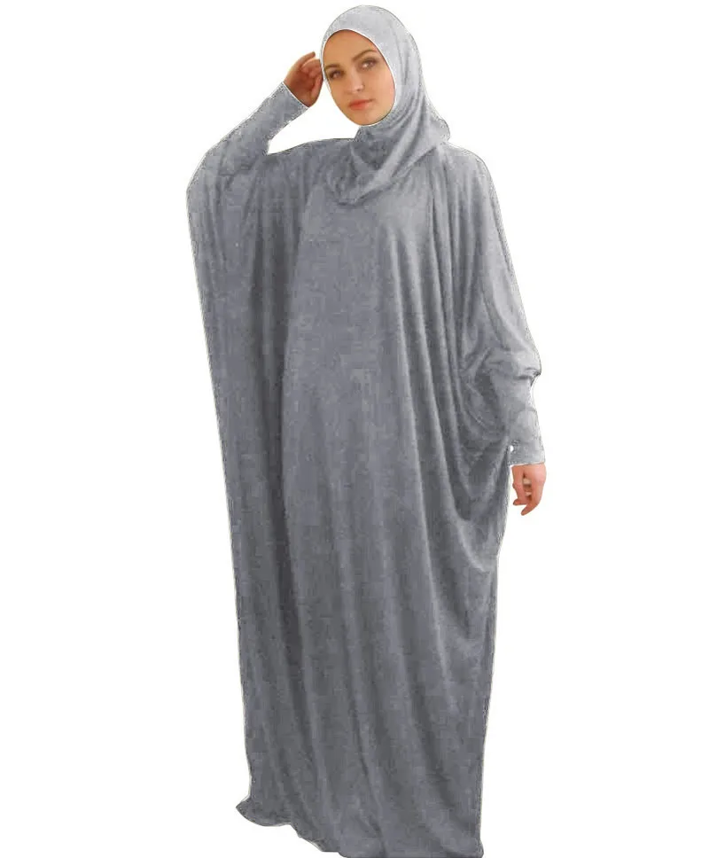Мусульманская молитвенная одежда химар женский хиджаб платье Исламская Дубай