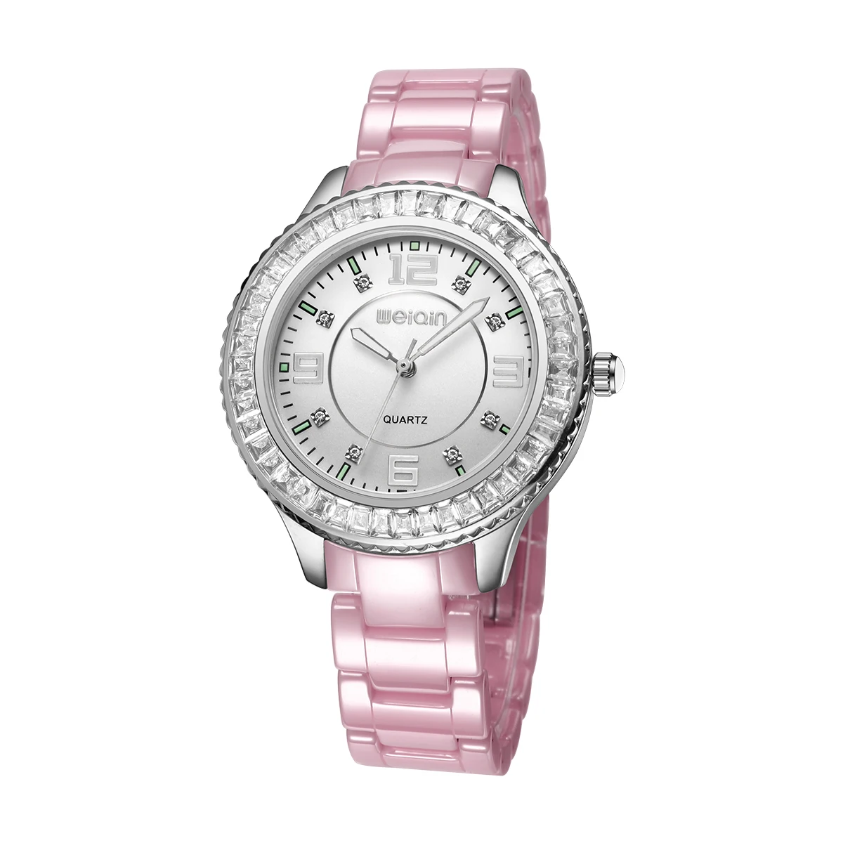 

2020New Fashionable LuxuryCrystal Diamond Lady Watch Stainless Steel StrapWaterproofMulti-function Quartz Lady Watch Reloj Mujer