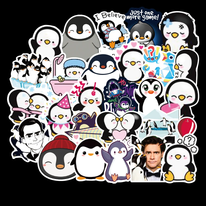 50 шт. серии Модели с мультяшными изображениями Симпатичные наклейки пингвинами