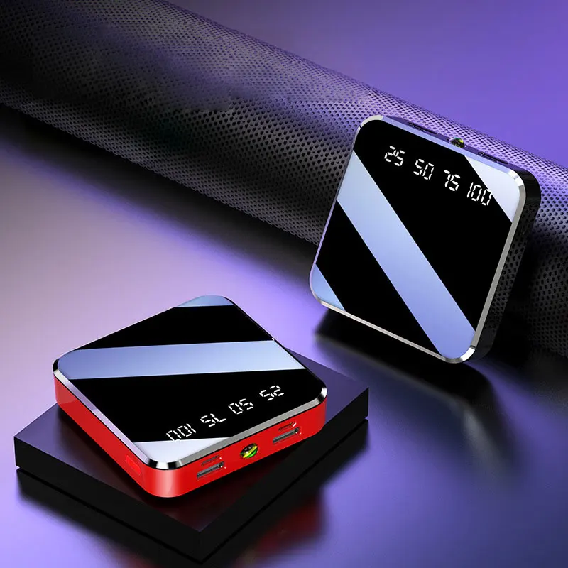 Power Bank 5000mah Mini Portable Outdoor USB Phone Charger Digital Display External Battery Flashlight Free Shipping for Xiaomi | Мобильные