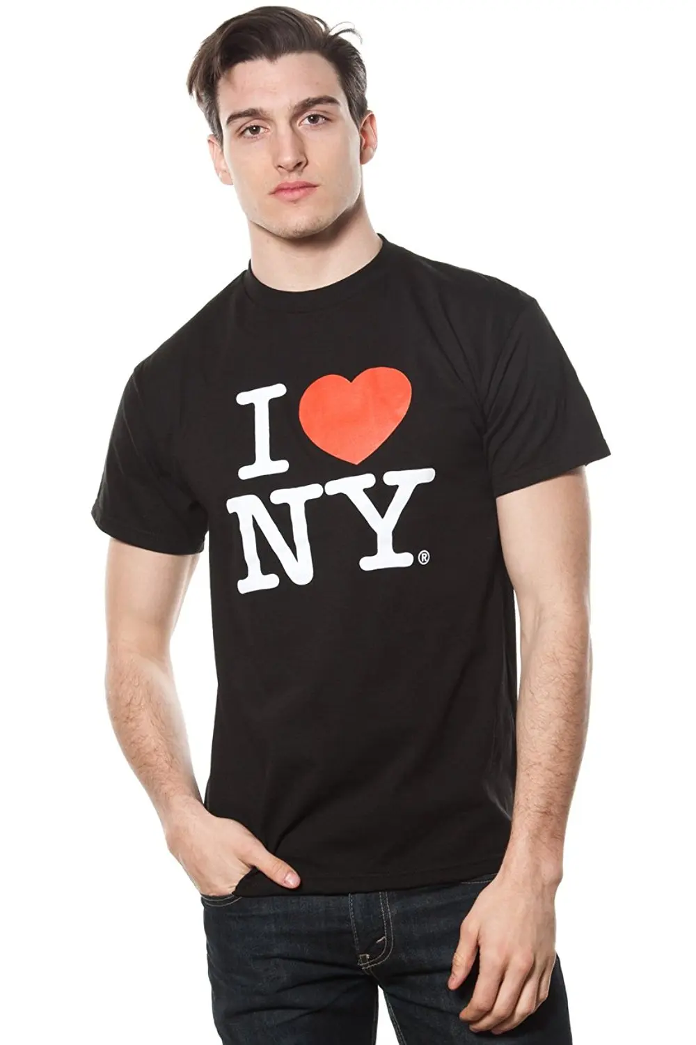 

MENS I LOVE NY SHORT SLEEVE T-SHIRT BLACK