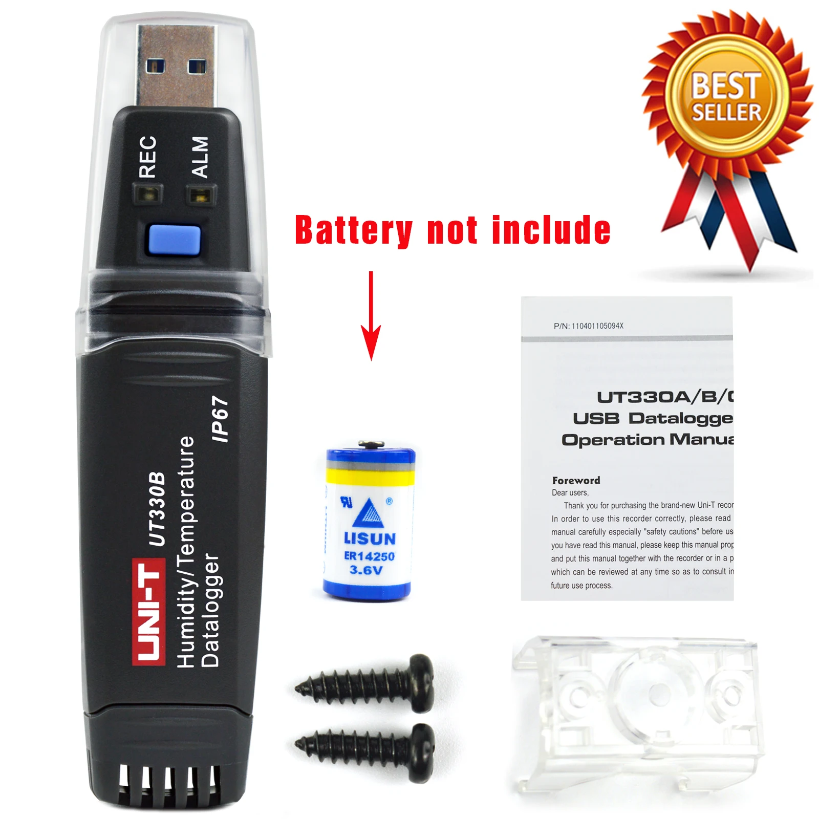 USB Регистратор для измерения температуры и влажности|Приборы температуры| |