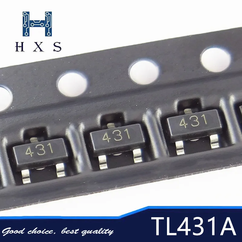 50 шт. TL431 TL431A SOT 23 431 SMD транзистор новое и оригинальное|Импульсный источник