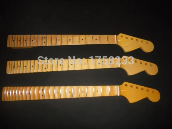 Оптовая Продажа матовая отделка винтажный гитарный гриф с зубчатым покрытием