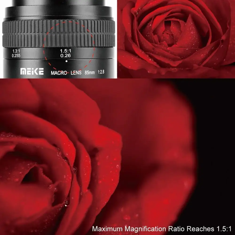 Полнокадровый объектив MK 85 мм f2.8 с ручной фокусировкой для камер Canon DSLR