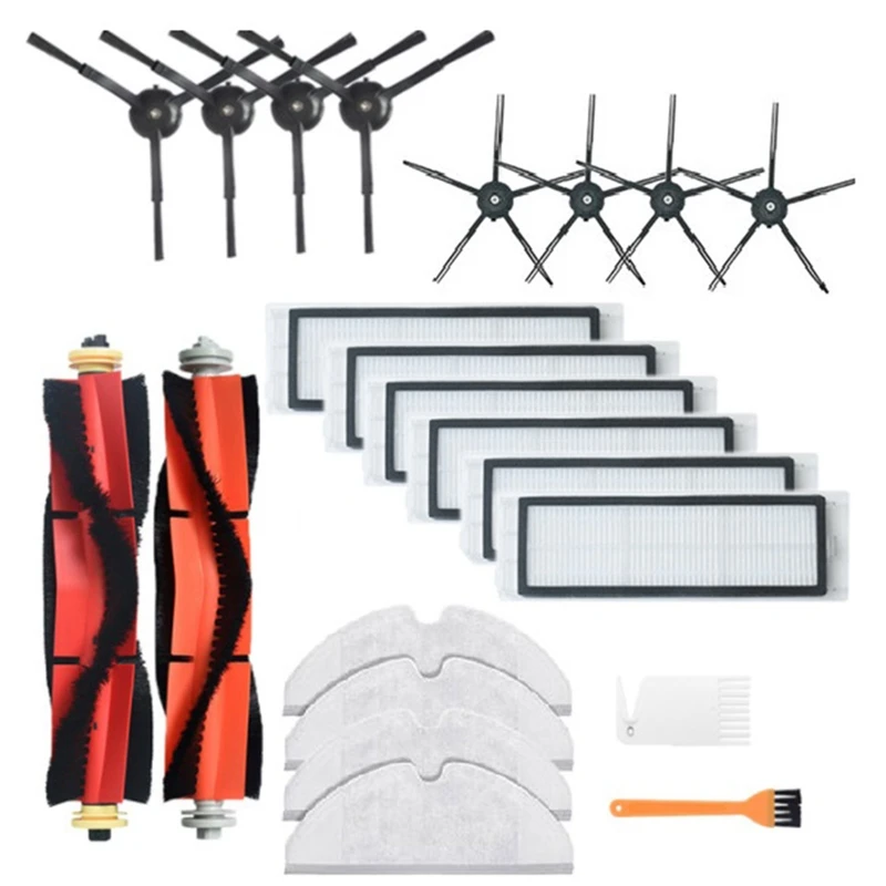 

Запчасти для пылесоса Xiaomi Roborock S5 Max S6 S50 S51 S55, фильтр НЕРА, боковая щетка, основная щетка, насадка на швабру