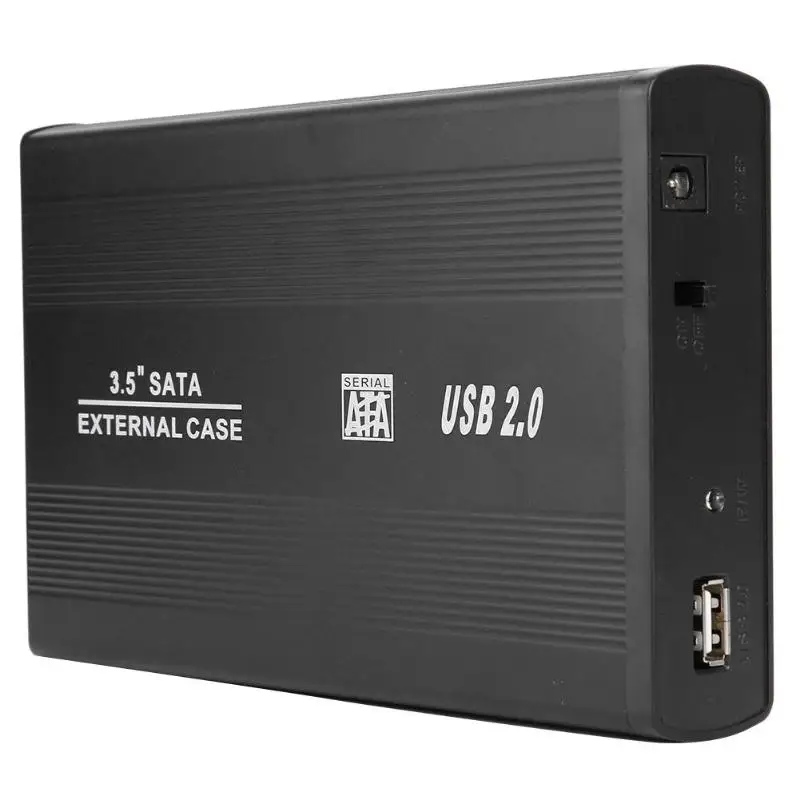 3 5 дюйма USB 2 0 к SATA порт SSD корпус жесткого диска 480 Мбит/с HDD чехол внешний твердотельный жесткий диск