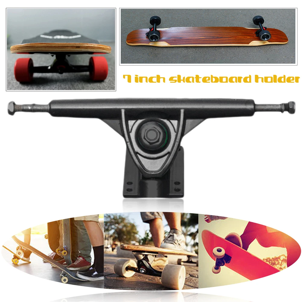 

7-Inch Stand Skateboard Bracket Holder Truck 180 UB Bracket Aluminum Alloy Applicable Width is 7.5-7.75 Deck High-Strength