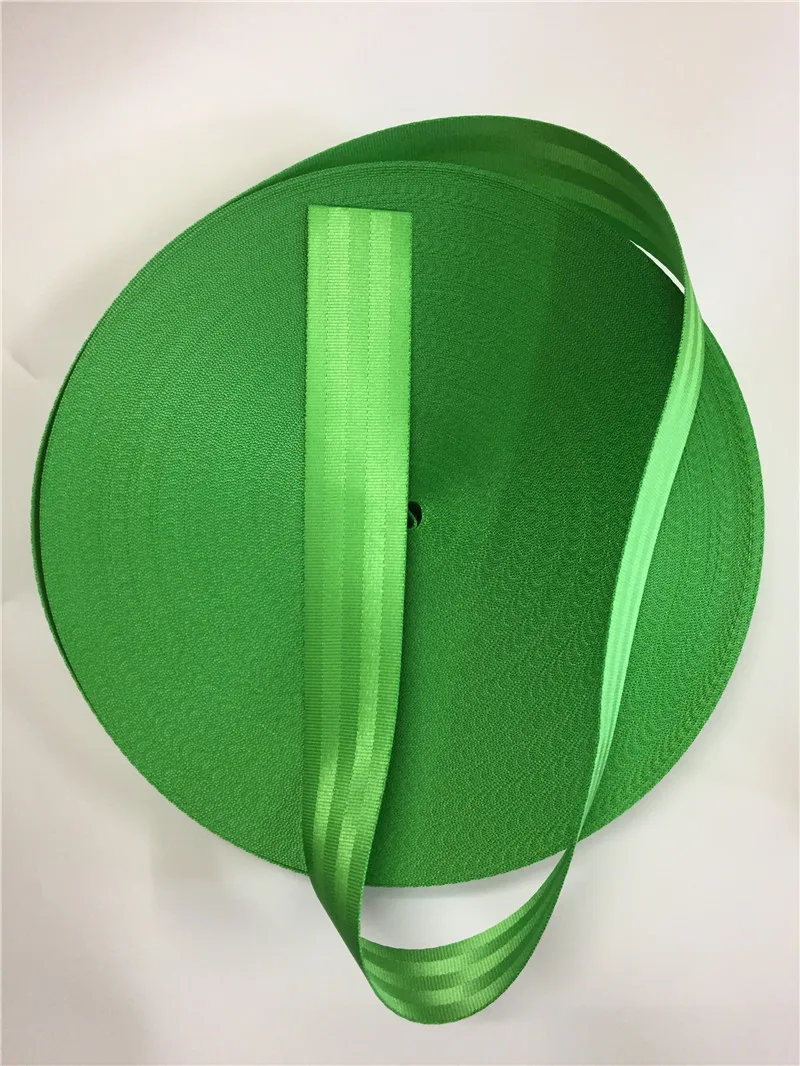 Зеленый 3 36 метров в рулоне C качественная тесьма для автомобильного ремня