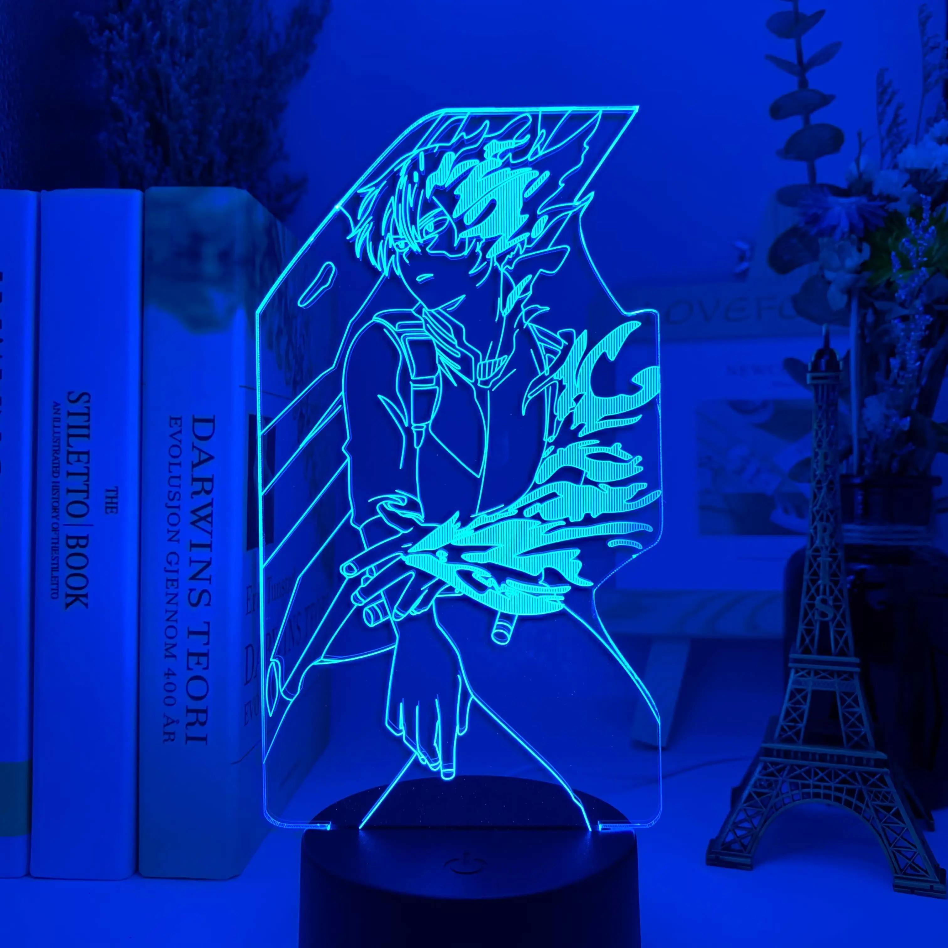 Акриловая 3D лампа аниме мой герой для спальни декор светильник Детские фанаты