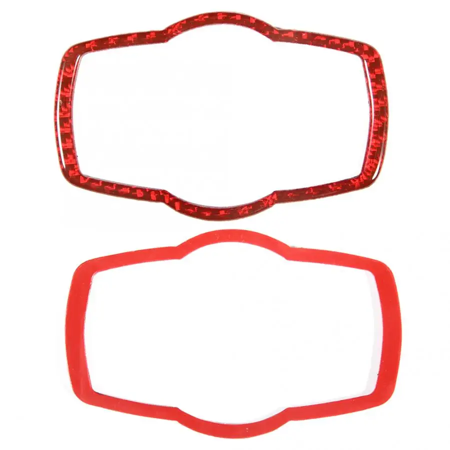 Углеродного волокна фар переключатель рамки крышка подходит для 3 серии E90 E92 E93 2005