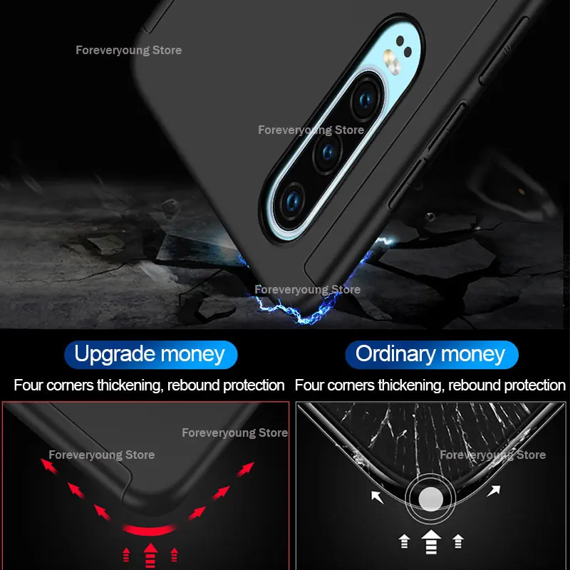360 чехол для телефона huawei P30 P10 P20 Lite противоударный чехол для huawei P20 mate 20 10 Lite Pro P Smart Coque capa