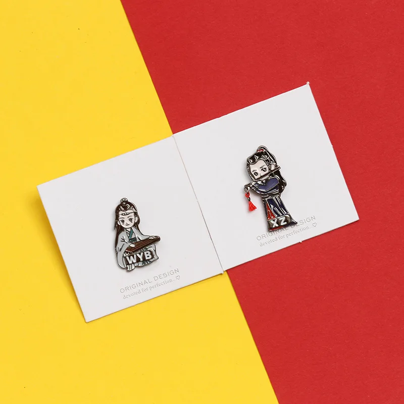 Значок брошь Grandmaster of Demonic Culture Chen Qingling Wei Wuxian Lan Wangji|Реквизит для костюмов| |