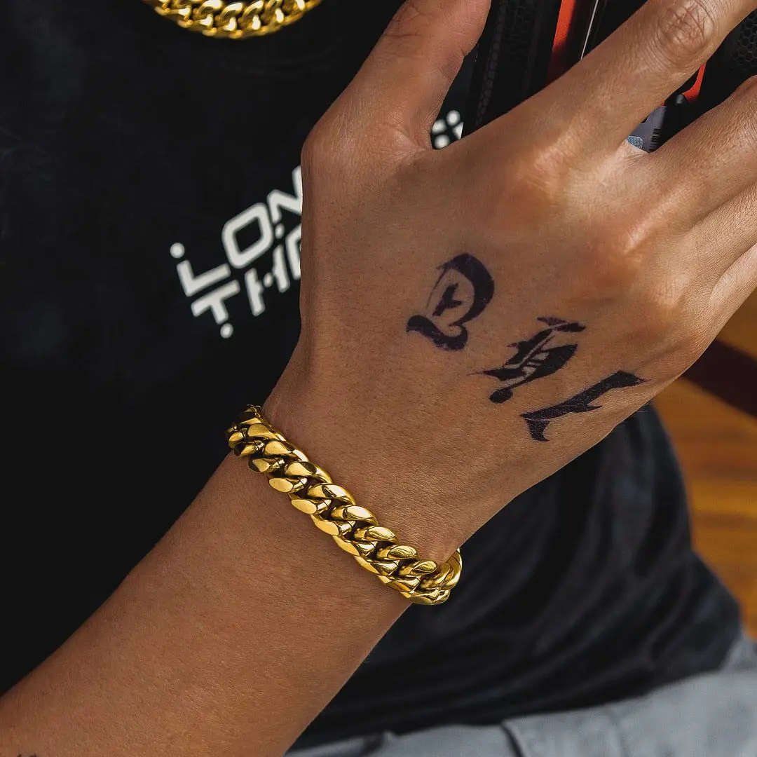 

DNSCHIC Miami 12MM STAINLESS STEEL CUBAN LINK BRACELET