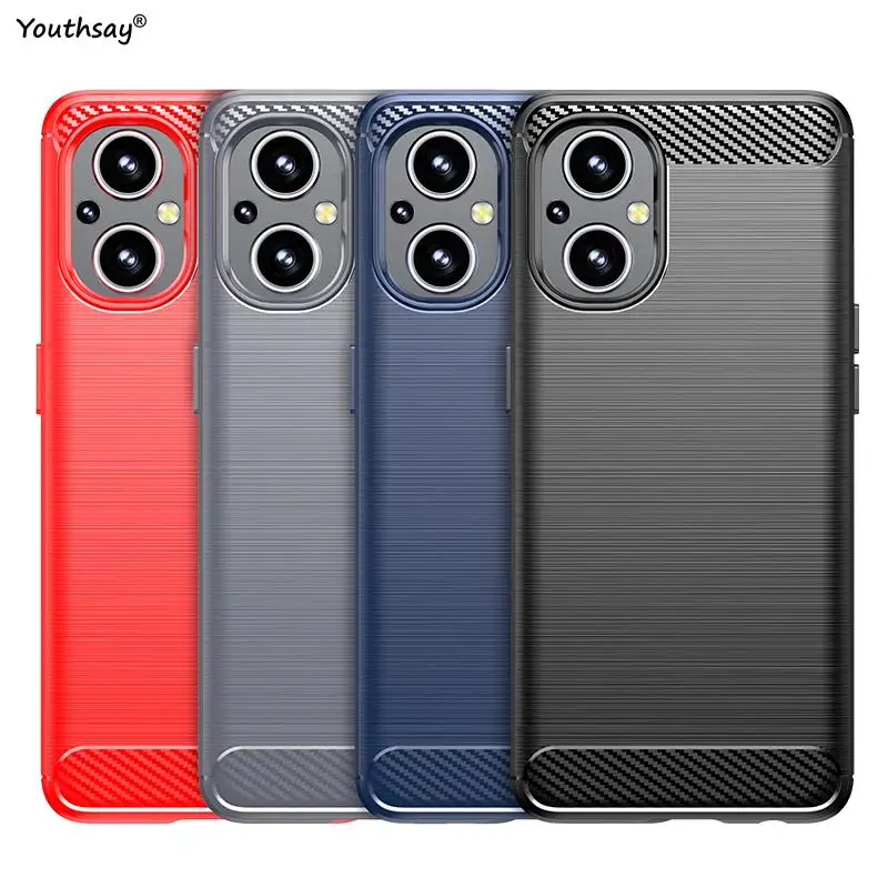 For OnePlus Nord N20 5G Case Cover For OnePlus Nord N20 5G Shell Shockproof Soft Carbon Fiber Phone Bumper For OnePlus Nord N20