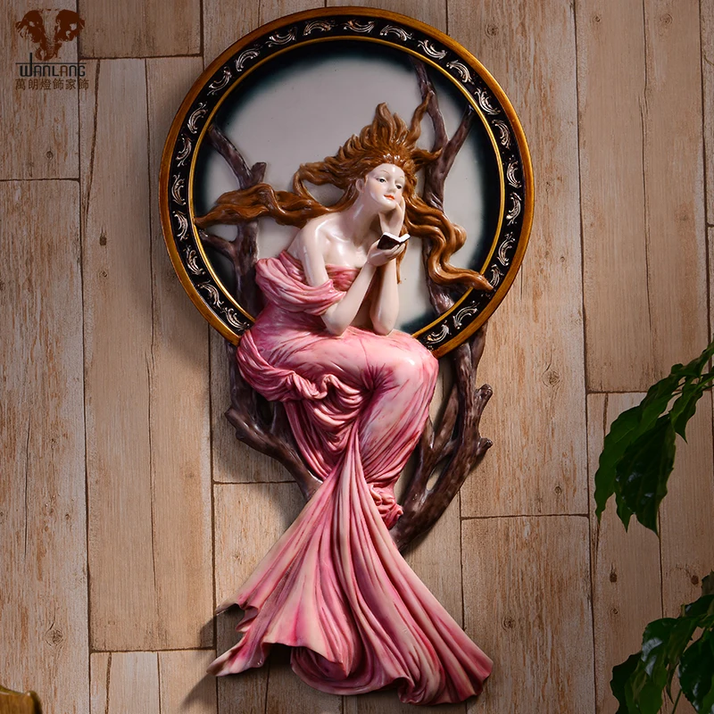 

Mural Living Room Hanging Painting European Decorative Painting Three-Dimensional Relief Painting Creative Sofa Background