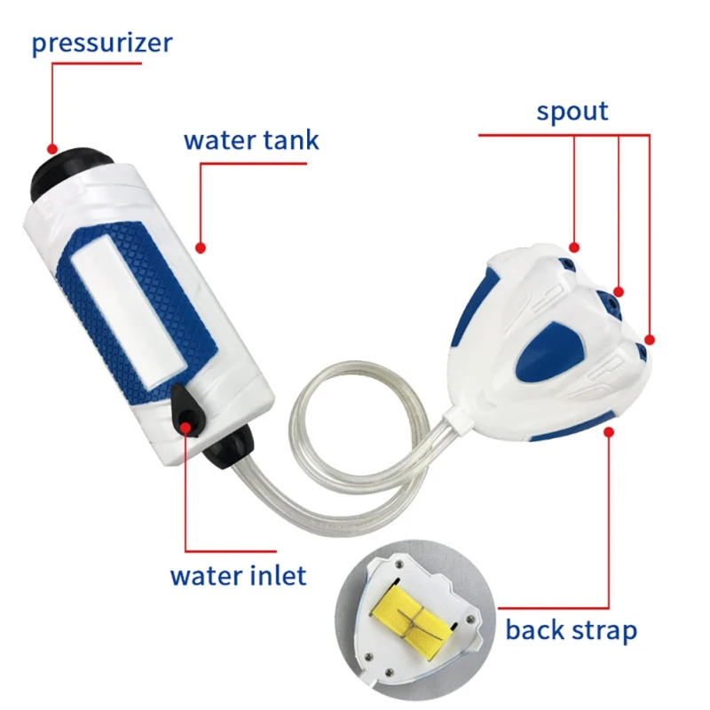 Летний детский пистолет распылитель на запястье ручной водяной для детей