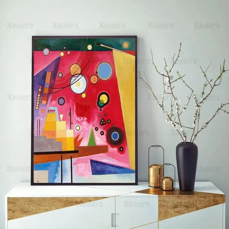 

Abstract Synesthesia Art Painting Canvas Print Schweres Rot Heavy Red Exhibition Museum Gallery Poster Wall Art Living Room Deco