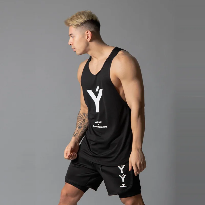 

Quick-drying Fitness Vest Men's Loose Breathable Training Basketball Uniform Casual Sports Sleeveless T-shirt Men Gym Tank Top