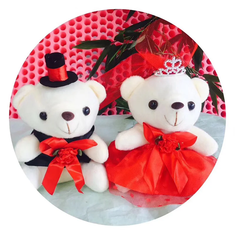 

Wedding Car Decoration Doll Bear Cartoon Animal Flower Supplies
