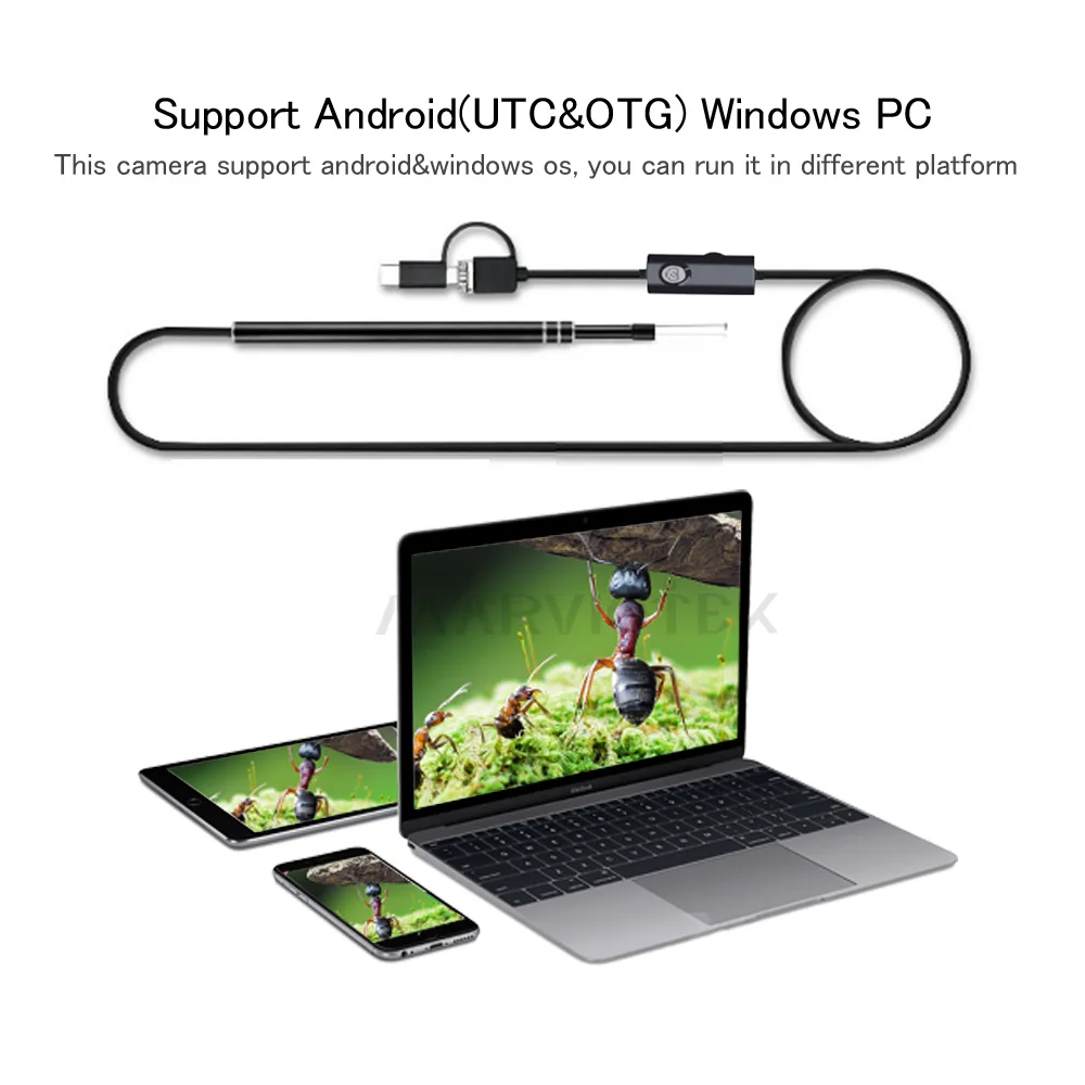 Многофункциональный 3 в 1 USB инструмент для чистки ушей HD визуальная ухочистка с