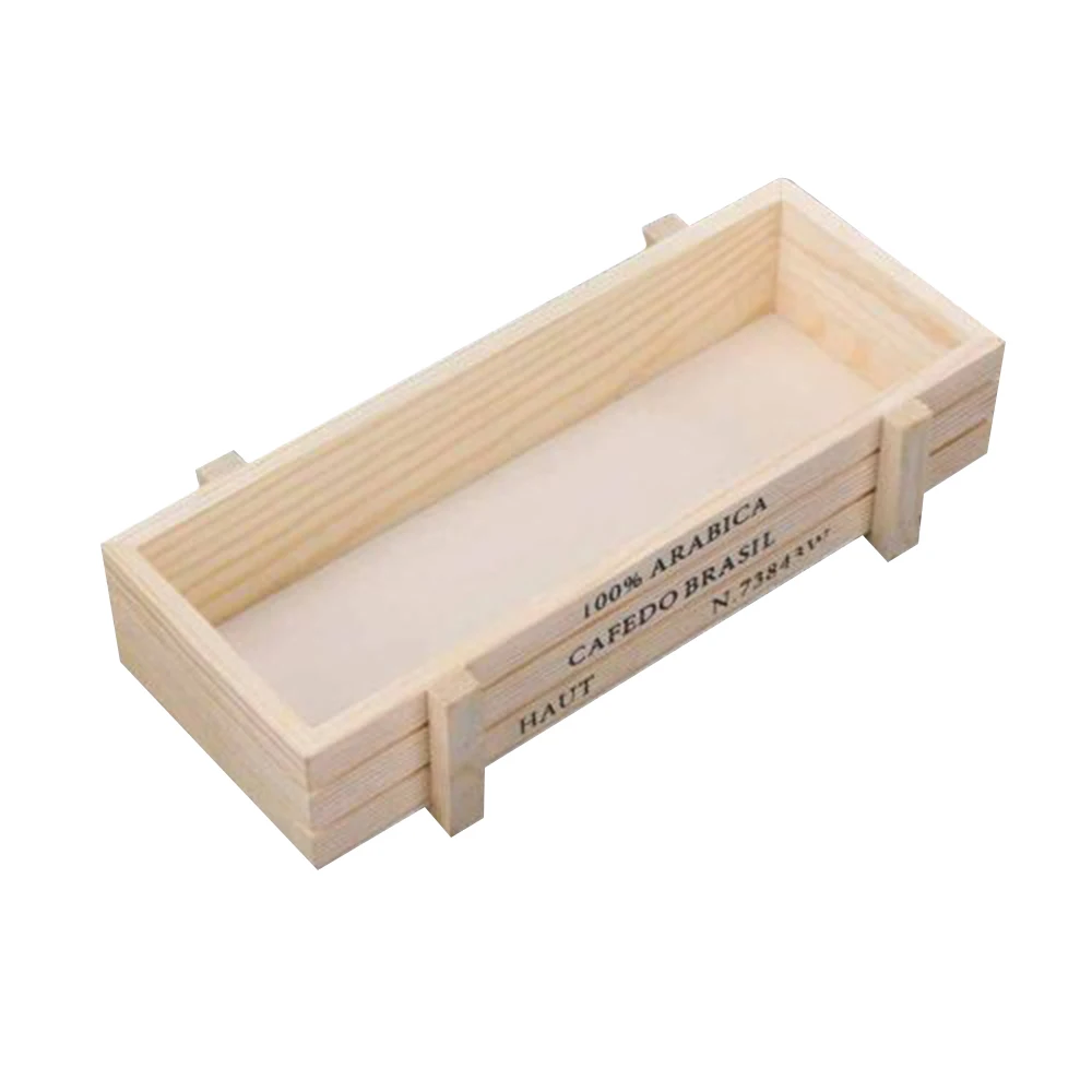 Деревянный цветочный горшок суккулент ящик для растений подставка в деревенском