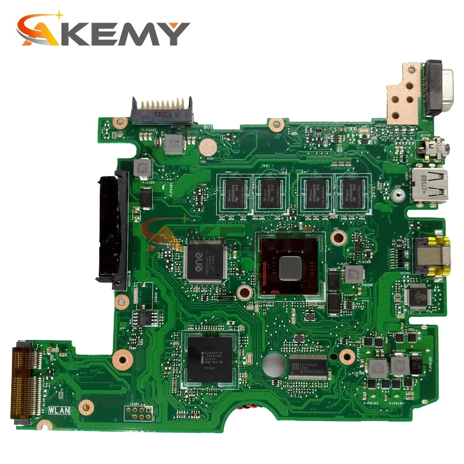 Материнская плата Akemy X101CH для ноутбука ASUS EeePC X101C оригинальная материнская 1GB-RAM N2600