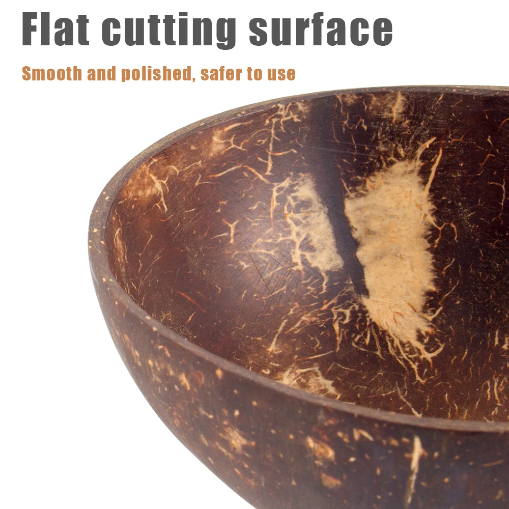 Естественный чашка в виде кокоса украшения фруктовый салат лапша рис чаши