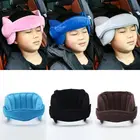 Регулируемое автомобильное сиденье для малышей, подушка для сна с фиксацией головы, защита шеи, Манеж на подголовник