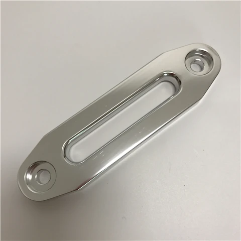 silver 152 мм серебро/черный алюминий Hawse Fairlead 4500lbs лебедка Fairlead для синтетического каната Fairlead 4WD 4X4 восстановление ATV аксессуары - Название цвета: silver