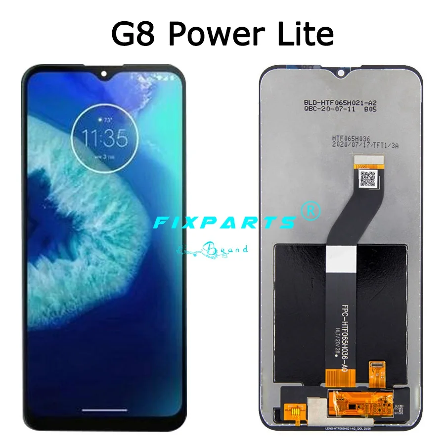 Оригинальный ЖК-дисплей 6 5 дюйма для Motorola Moto G8 Powe Lite сенсорный экран Power