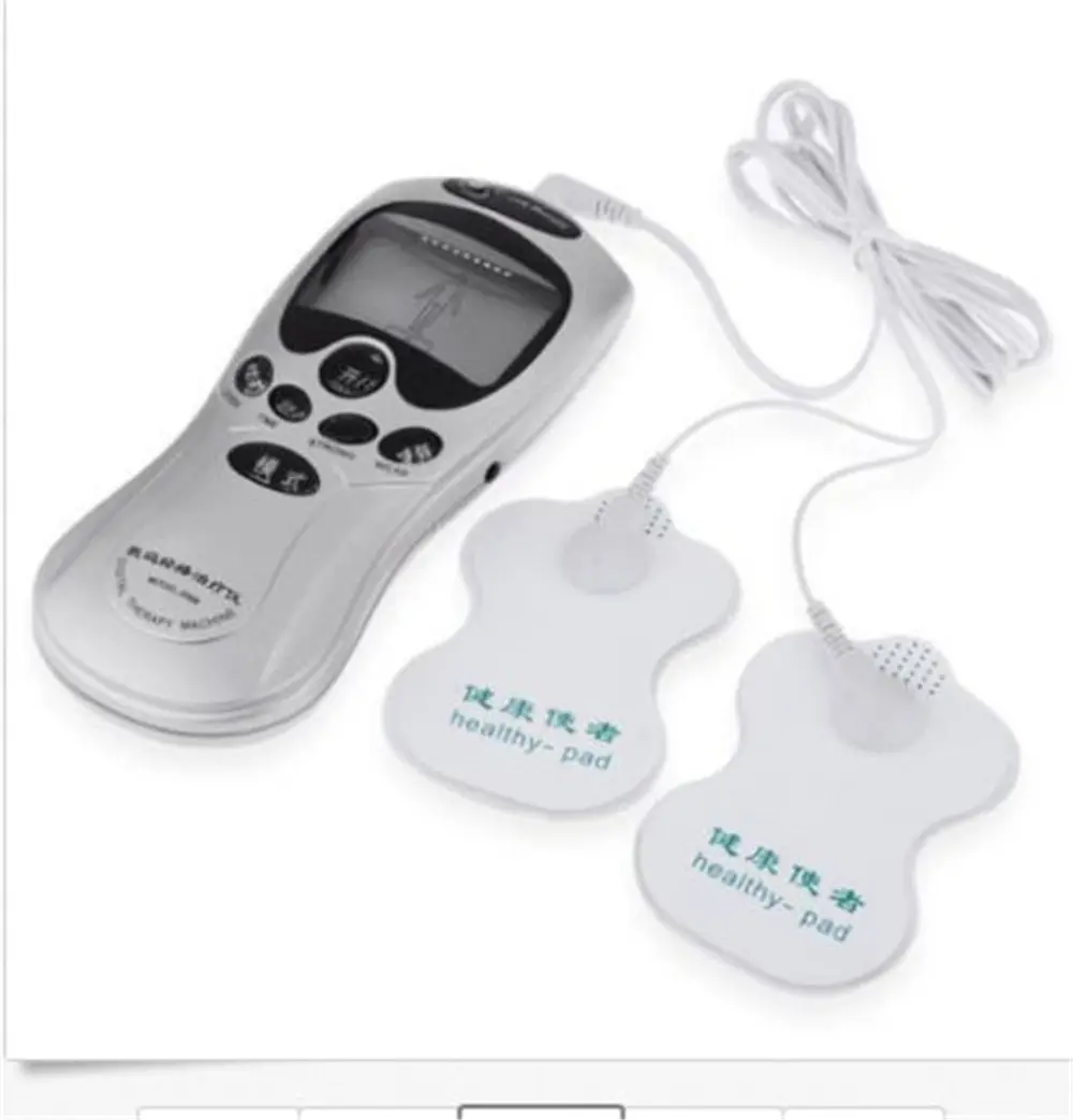 Has 2 PADS Электрический герольд Тенс корпус иглоукалывания мышечный Массажер Цифровая терапия машина 2/4 подушечки для спины шеи ног забота о здоровье ног - Цвет: Has 2 PADS