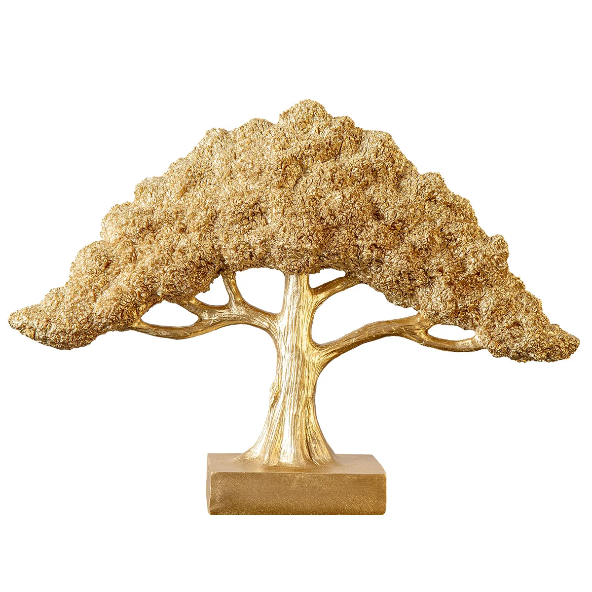 

Resin ornaments golden fortune tree ornaments good meaning auspicious ornaments Chinese home decoration tree ornaments gifts