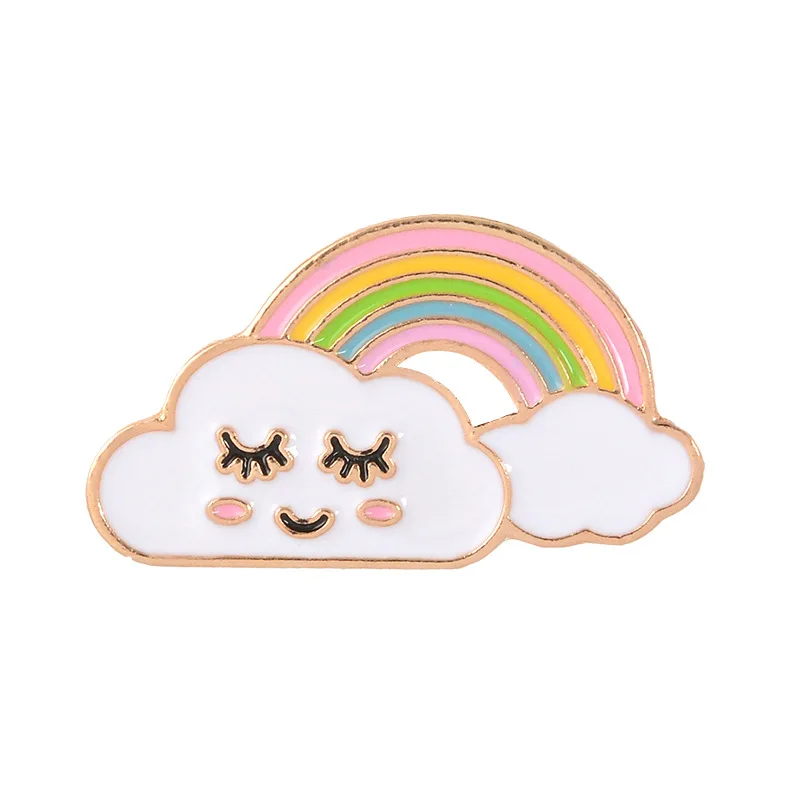 

Ladies Fashion Rainbow Brooch 2021 New Style To Send Friends And Children