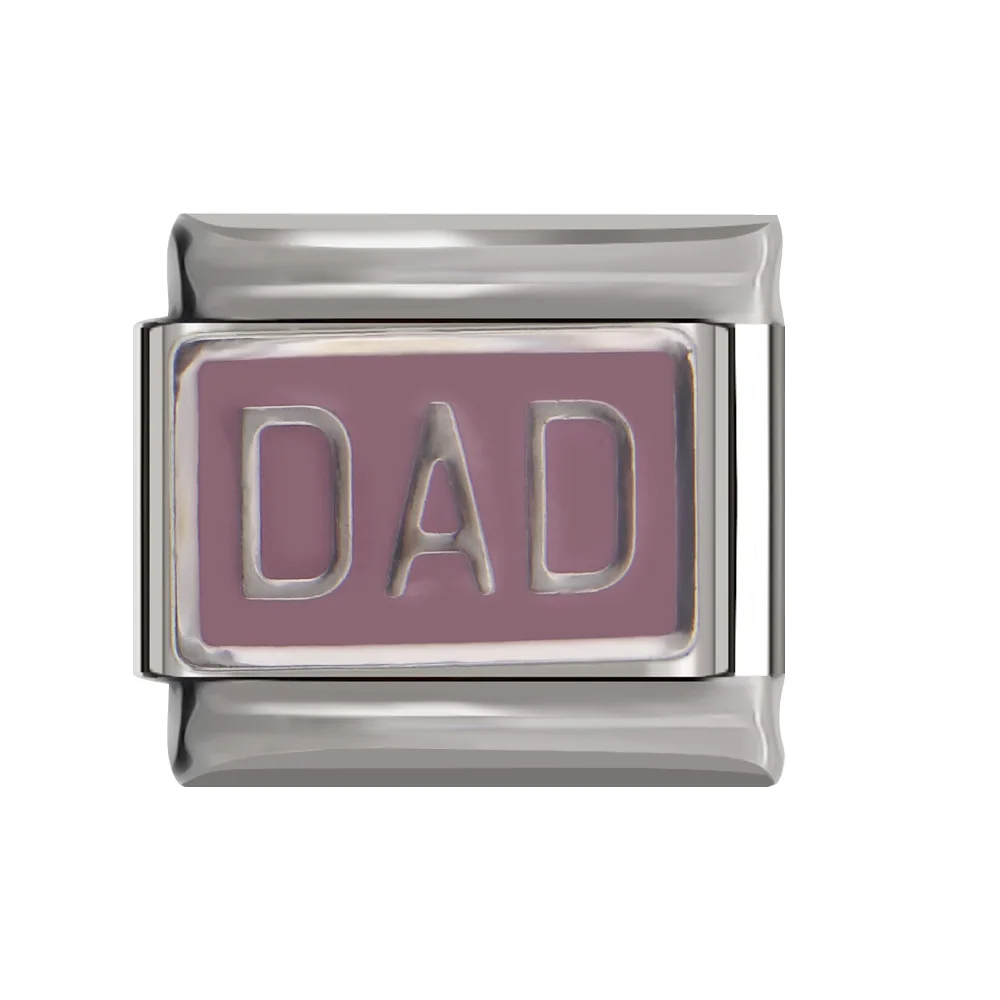 Fyour 9mm Width Sweet Dad Love Best Sexy Mom Dream Aunt Charm Fit Original Daisy Bracelet Stainless Steel Links DJ120 | Украшения и