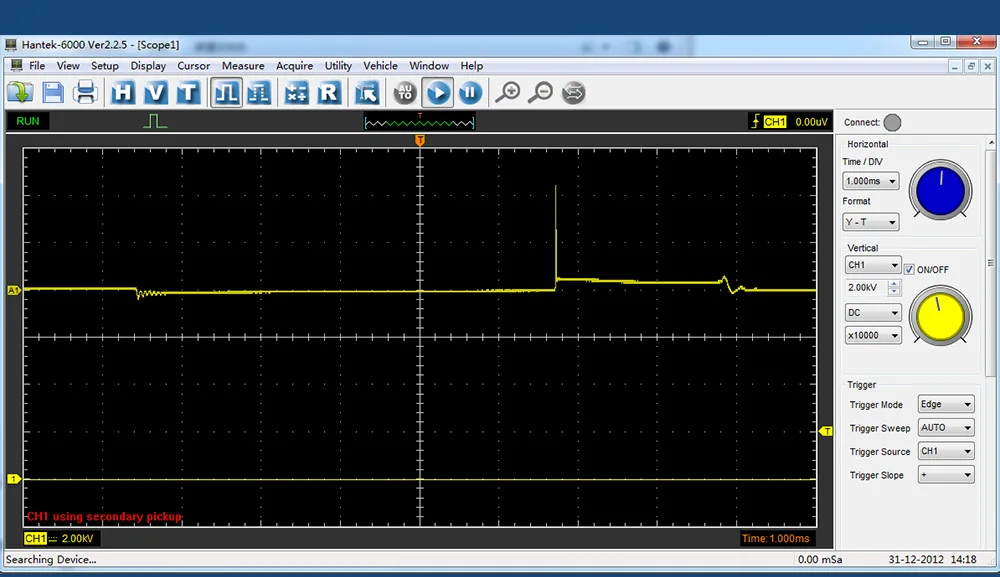 Цифровые осциллографы для хранения ПК USB портативные осциллографы 4 канала 70 МГц полоса пропускания автомобильный осциллограф Hantek 6074BE