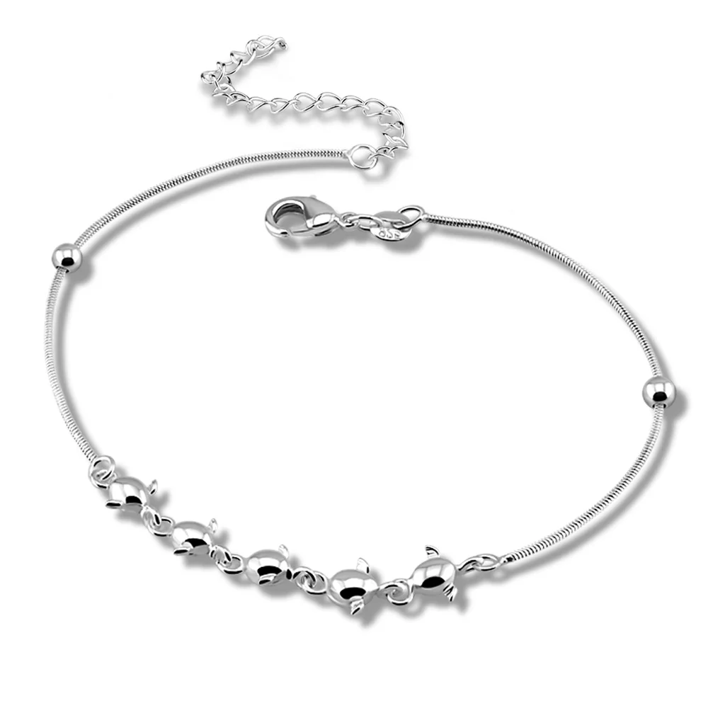 

Fashion lady angel anklets, women solid 925 silver length 27cm women anklets.Lovely girl anklets, charming lady foot jewelry
