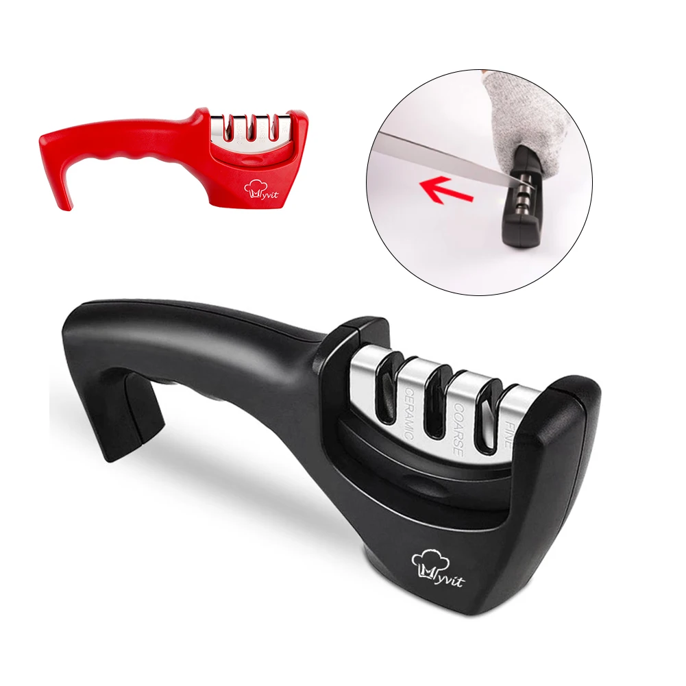 Вольфрамовая Алмазная Керамическая точилка инструмент для заточки ножей 3 этапа