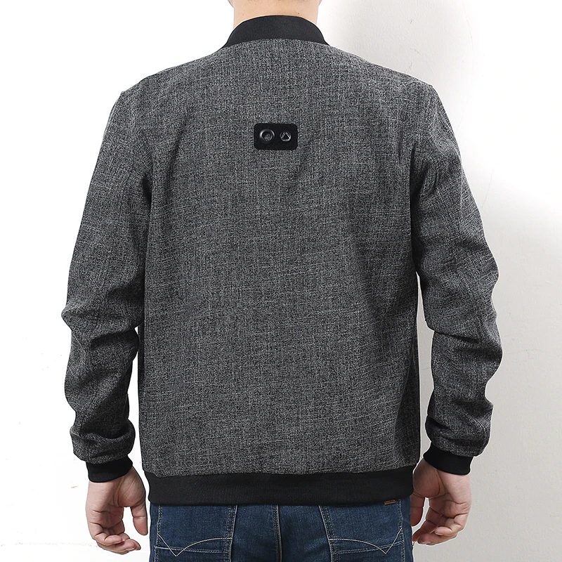 

5XL 6XL 10XL Spring 8XL Autumn Men's Jackets Thin Solid Fashion Coats Male Casual Slim Stand Collar Bomber Jacket Men Overcoat