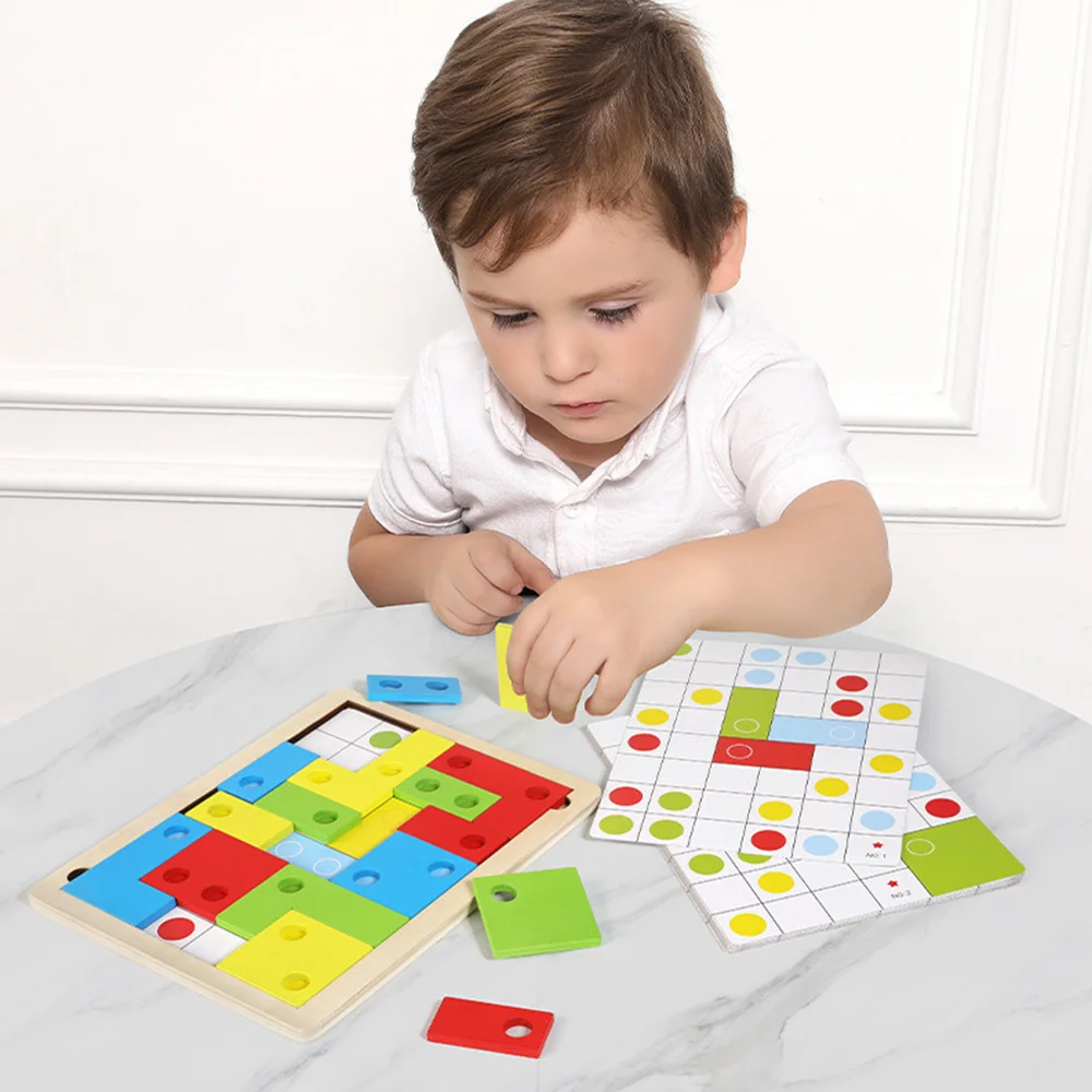 Creative DIY Logical Thinking Puzzle Interesting Wooden Game Math Toy Early Education to Develop Children Intelligence Toys | Игрушки и