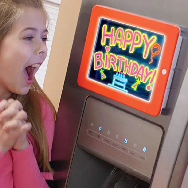 3D светодиодный блокнот для рисования детей буфер набора творчества волшебная