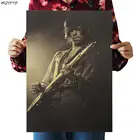 Постер из крафт-бумаги Rock Chick Harstyles, настенное украшение, картины для домашней комнаты, 50,5x35 см