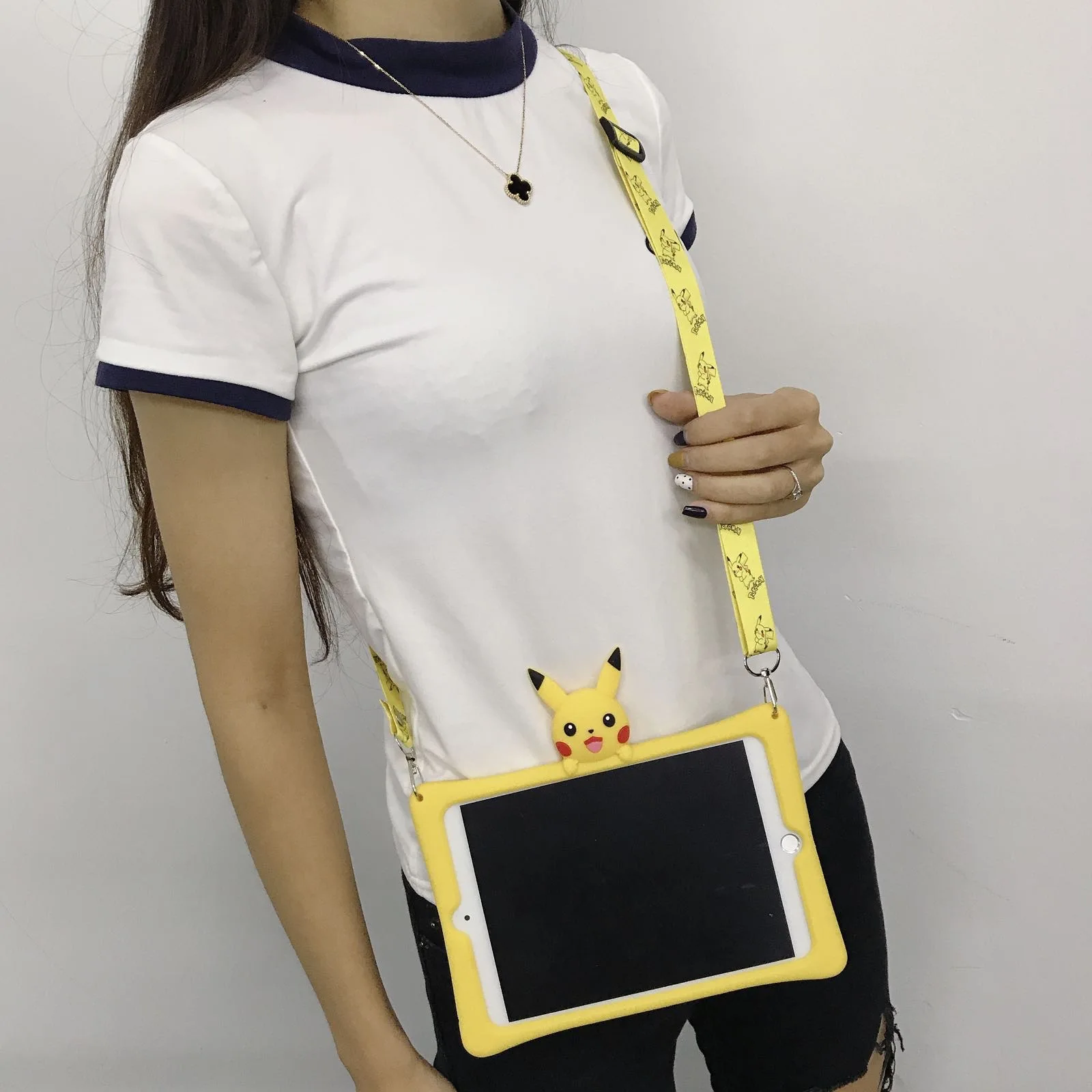 Leuke Пикачу детский чехол для IPad 9,7 Pro 9,7 11 Air 2 IPad 2/3/4 5 6 IPad Mini 1 2 3 4 5 мягкая силиконовая подставка чехол Funda