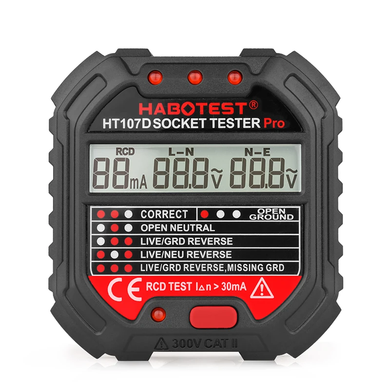 HT107 выходное гнездо проверка освещенности Обнаружение напряжения переменного