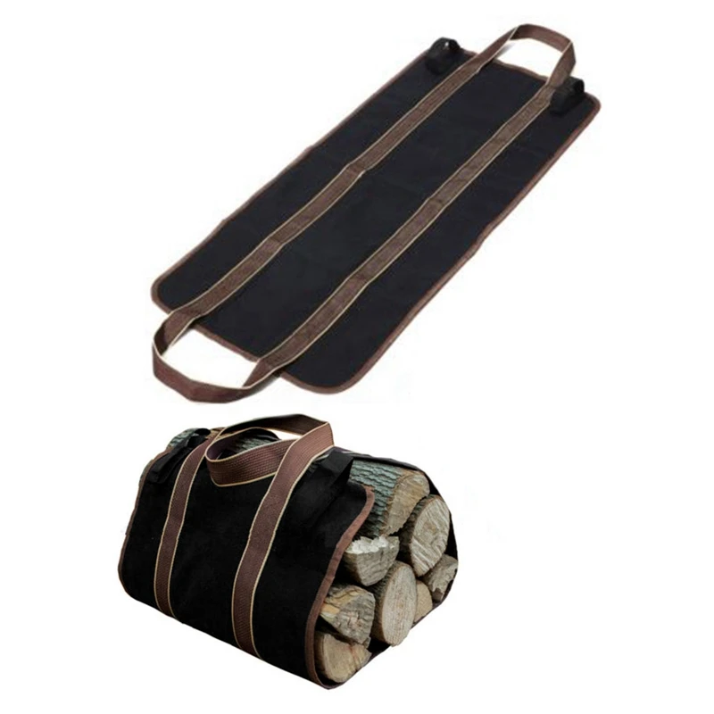 Logging Tool Bag Large-Capacity Firewood Storage Canvas Wear-Resistant | Автомобили и мотоциклы
