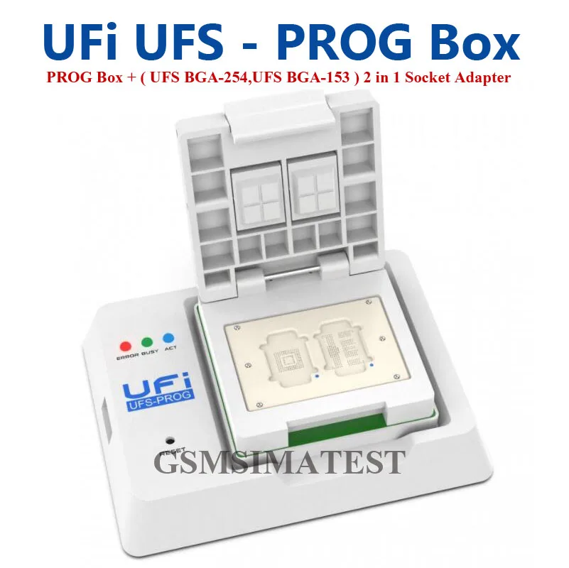 UFI коробка UFS ящик для инструментов Prog 153 + 254 адаптер розетки (UFS BGA ) 2 в 1 - купить по