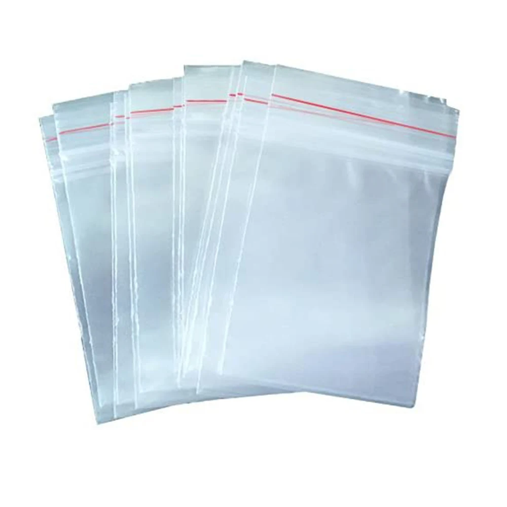 

PDMDOG 100 Ziplock Bag Transparent Self Adhesive Sealed Gift Diamond Painting Opp Plastic SachetBead SoneStorage Diy 5d