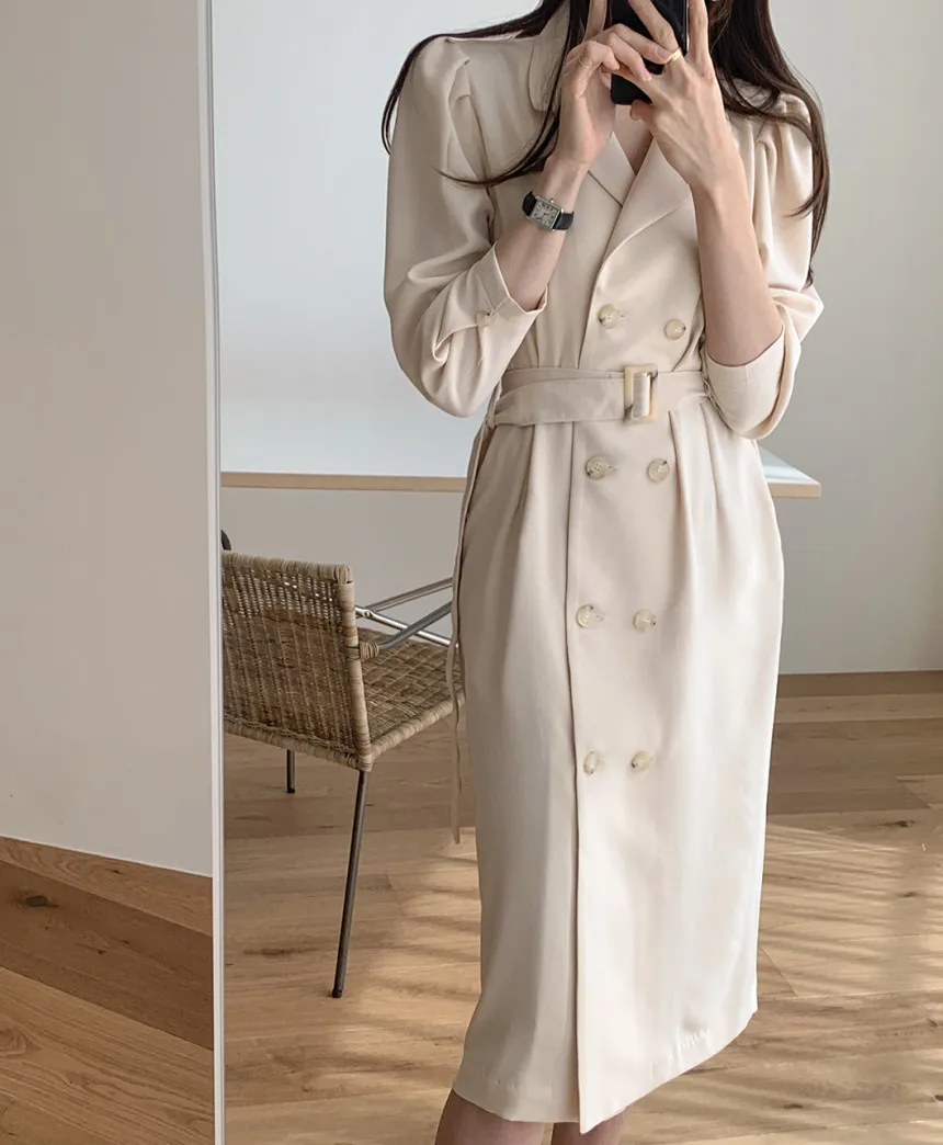 

Women Fashion Trench Coat Long Cardigan Spring Autumn Belted Solid Long Coat Casual Elegant Outerwear Thin Trench Coats 2020