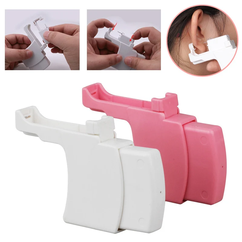 1 шт. не причиняя боли профессиональный пирсинг серьги гвоздики инструмент