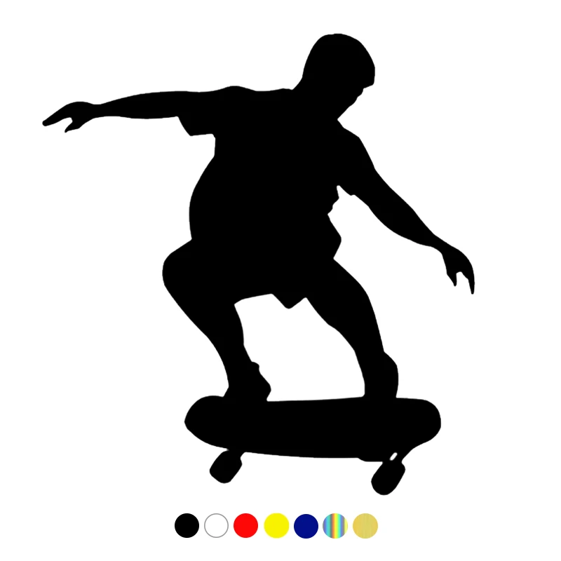

CS-1770# Boy Skateboarding funny car sticker waterproof vinyl decal for auto car stickers styling removable